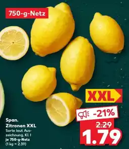 Kaufland Span. Zitronen XXL Angebot