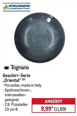 METRO Tognana Geschirr-Serie „Oriental“ 10) Angebot