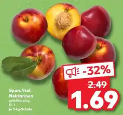 Kaufland Span./ital. Nektarinen gelbfleischig, Kl. I Angebot