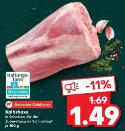 Kaufland Deutsches Kalbfleisch Kalbshaxe Angebot