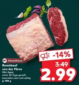 Kaufland Färsenfleisch Roastbeef von der Färse Angebot