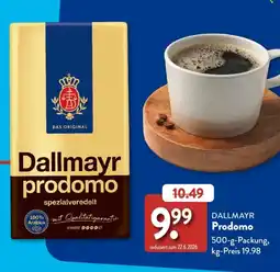 Aldi Süd Dallmayr prodomo Angebot