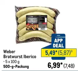 METRO Weber Bratwurst Iberico Angebot