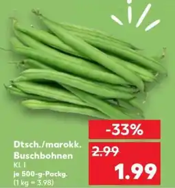 Kaufland Dtsch./marokk. Buschbohnen Angebot