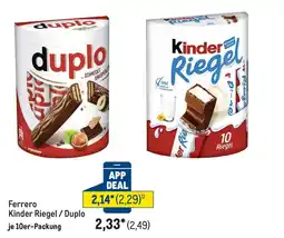 METRO Ferrero Kinder Riegel / Duplo Angebot