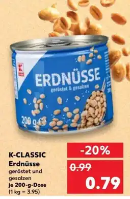 Kaufland K-CLASSIC Erdnüsse Angebot