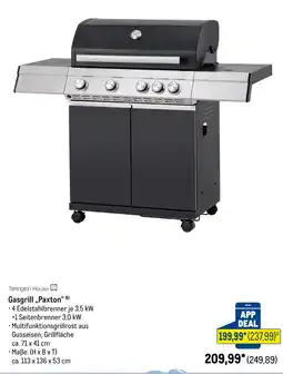 METRO Gasgrill "Paxton" Tarrington House Angebot