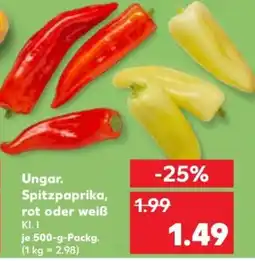 Kaufland Ungar. Spitzpaprika Angebot