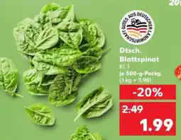 Kaufland Dtsch. Blattspinat Angebot