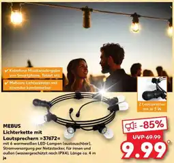 Kaufland MEBUS Lichterkette mit Lautsprechern Angebot
