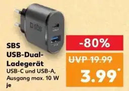 Kaufland SBS USB-Dual-Ladegerät Angebot