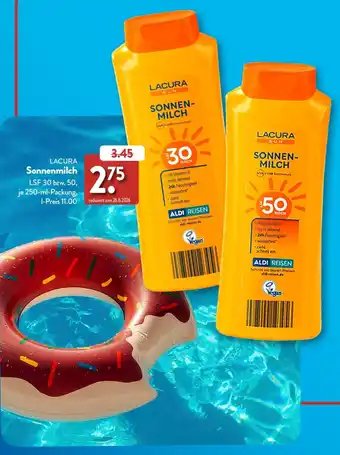 Aldi Süd LACURA Sonnenmilch Angebot