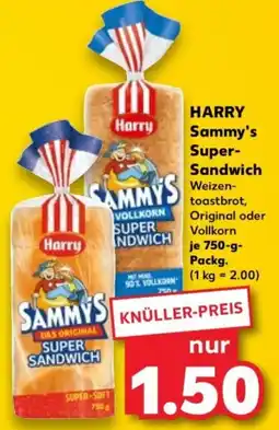 Kaufland Harry Sammy's Super-Sandwich Angebot