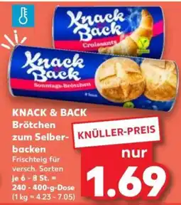 Kaufland Knack & Back Brötchen Angebot