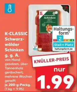 Kaufland K-CLASSIC Schwarzwalder Schinken Angebot