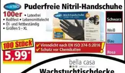 Norma Puderfreie Nitril-Handschuhe Angebot