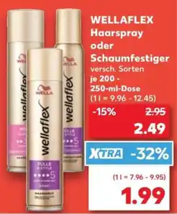 Kaufland Wella WellaFlex Haarspray oder Schaumfestiger Angebot