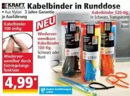 Norma KRAFT Kabelbinder in Runddose Angebot