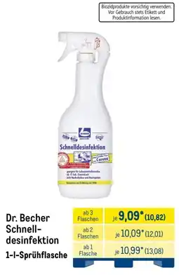 METRO Dr. Becher Schnell-desinfektion Angebot