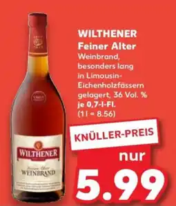 Kaufland WILTHENER Feiner Alter Weinbrand Angebot