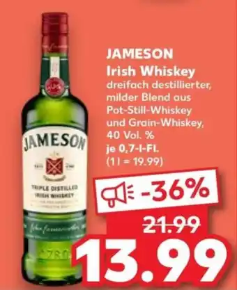 Kaufland JAMESON Irish Whiskey Angebot