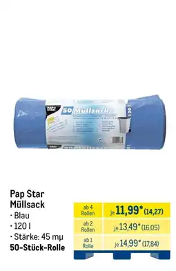 METRO Pap Star Müllsack Angebot