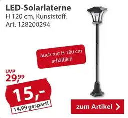 Sonderpreis Baumarkt LED-Solarlaterne Angebot