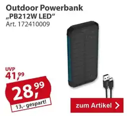 Sonderpreis Baumarkt Outdoor Powerbank "PB212W LED" Angebot