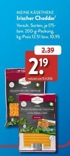 Aldi Süd MEINE KÄSETHEKE Irischer Cheddar Angebot