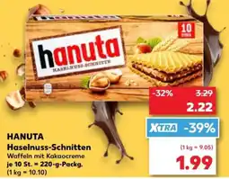 Kaufland HANUTA Haselnuss-Schnitten Angebot