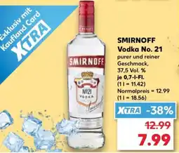 Kaufland SMIRNOFF Vodka No. 21 Angebot