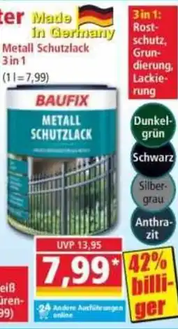 Norma BAUFIX Metall Schutzlack Angebot