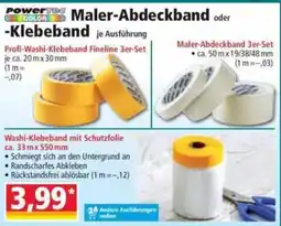 Norma PowerTec Color Maler-Abdeckband oder -Klebeband Angebot