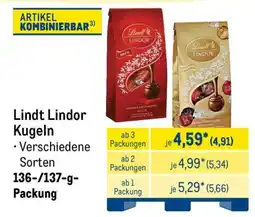 METRO Lindt Lindor Kugeln Angebot