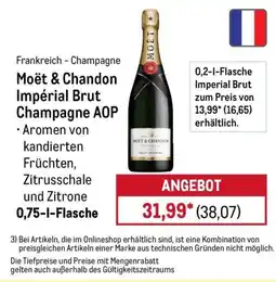 METRO Moët & Chandon Impérial Brut Champagne AOP Angebot