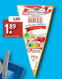 Aldi Süd ROI DE TREFLE ORIGINAL FRANZÖSISCHER BRIE Angebot