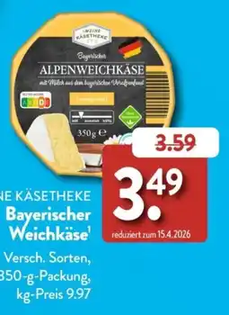 Aldi Süd MEINE KÄSETHEKE Bayerischer Weichkäse Angebot