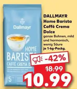Kaufland Dallmayr Home Barista Caffè Crema Dolce Angebot