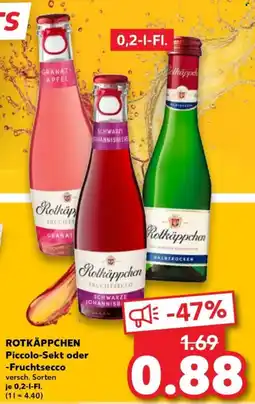 Kaufland ROTKÄPPCHEN Piccolo-Sekt oder -Fruchtsecco Angebot