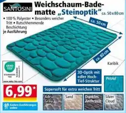 Norma SANTOSINI Weichschaumbade-matte "Steinoptik" Angebot