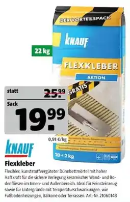 Hagebau Knauf Flexkleber Angebot