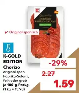 Kaufland K-GOLD EDITION Chorizo Angebot
