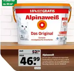 Hagebau Alpinaweiß Das Original Angebot