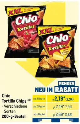 METRO Chio Tortilla Chips Angebot