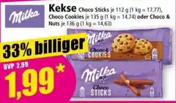 Norma Milka Choco Sticks Angebot