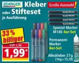 Norma Stanger Kleber oder Stifteset Angebot