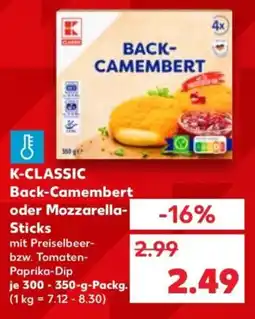 Kaufland K-CLASSIC Back-Camembert Angebot