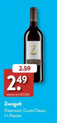 Aldi Süd Zweigelt Cuvée Classic Angebot