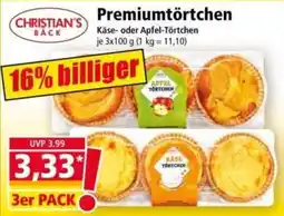Norma Christian's Back Premiumtörtchen Angebot