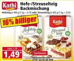 Norma Kathi Hefe-/Streuselteig Backmischung Angebot